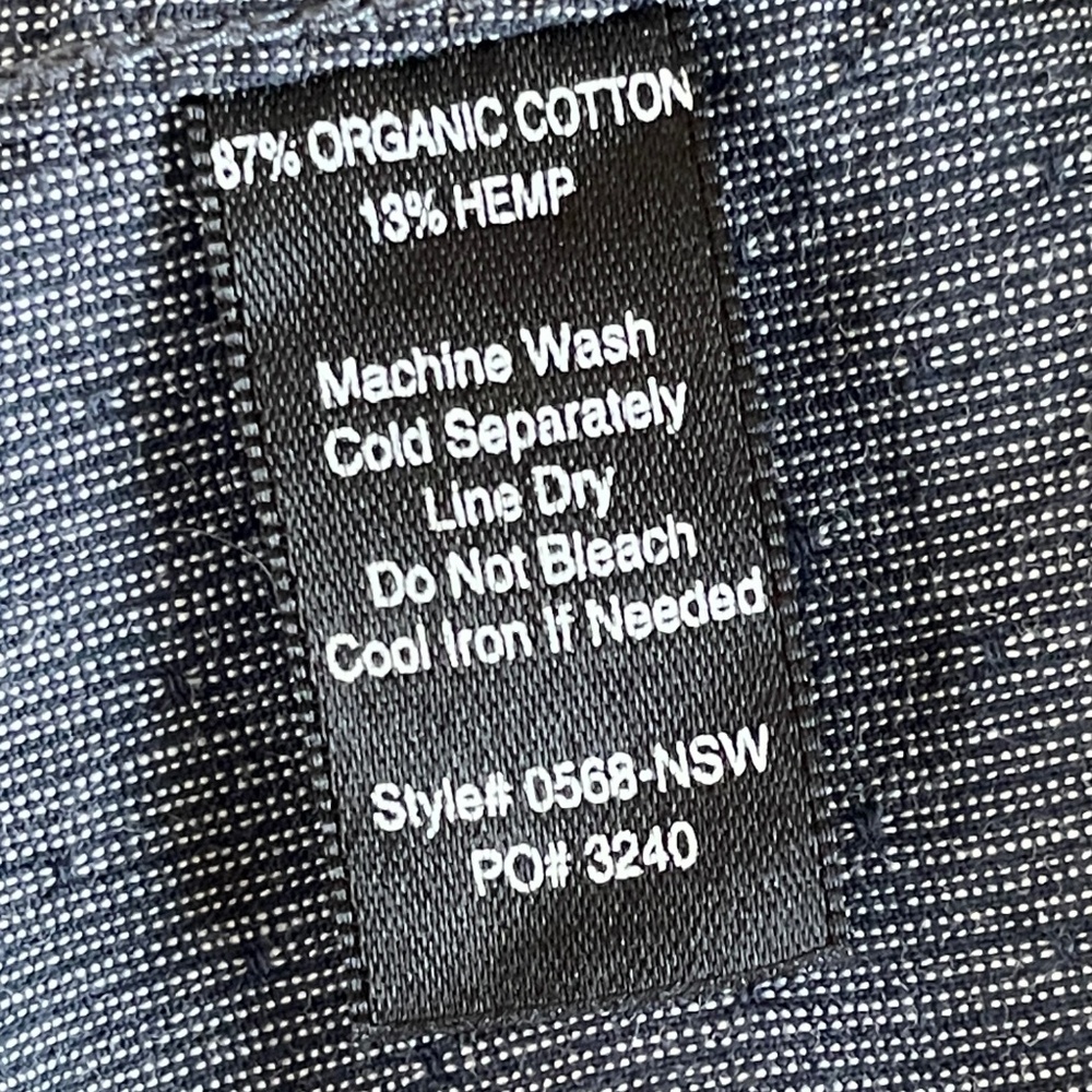 Betabrand Button Down Shirt Size Small Organic Cotton - Picture 5 of 5